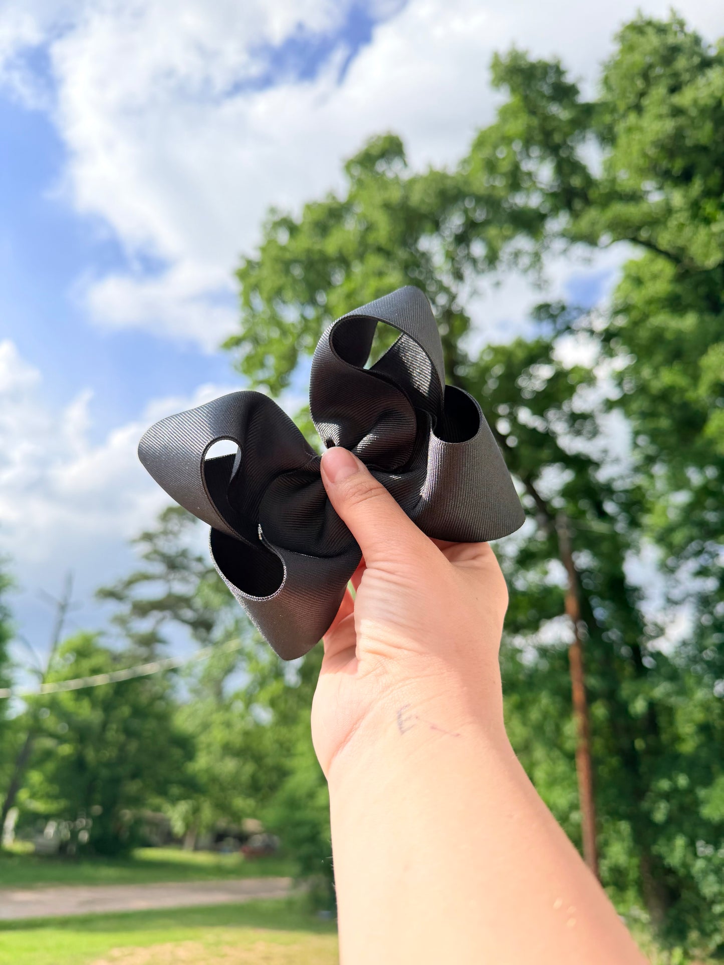 Solid Black Ribbon