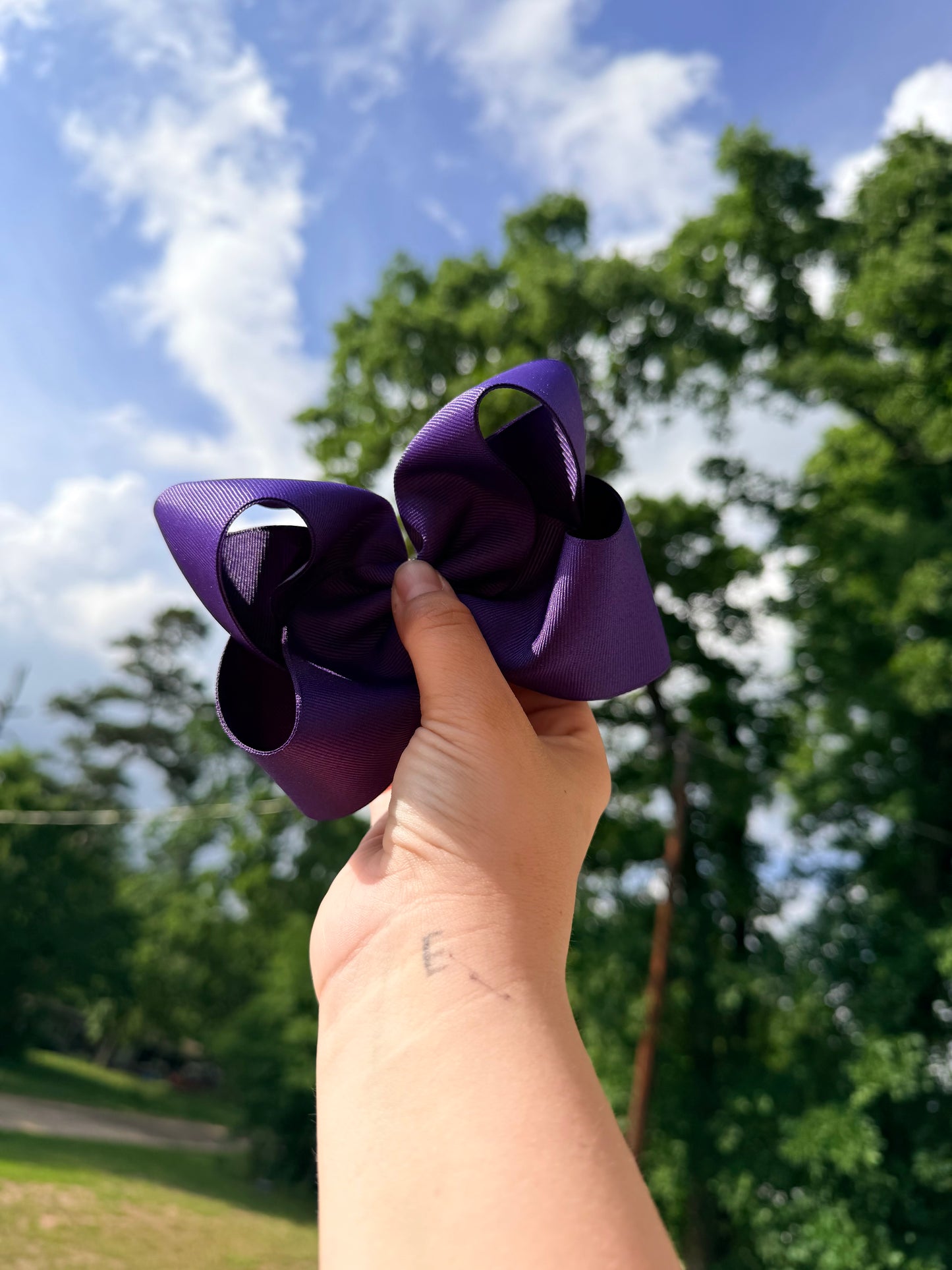 Solid Purple Ribbon