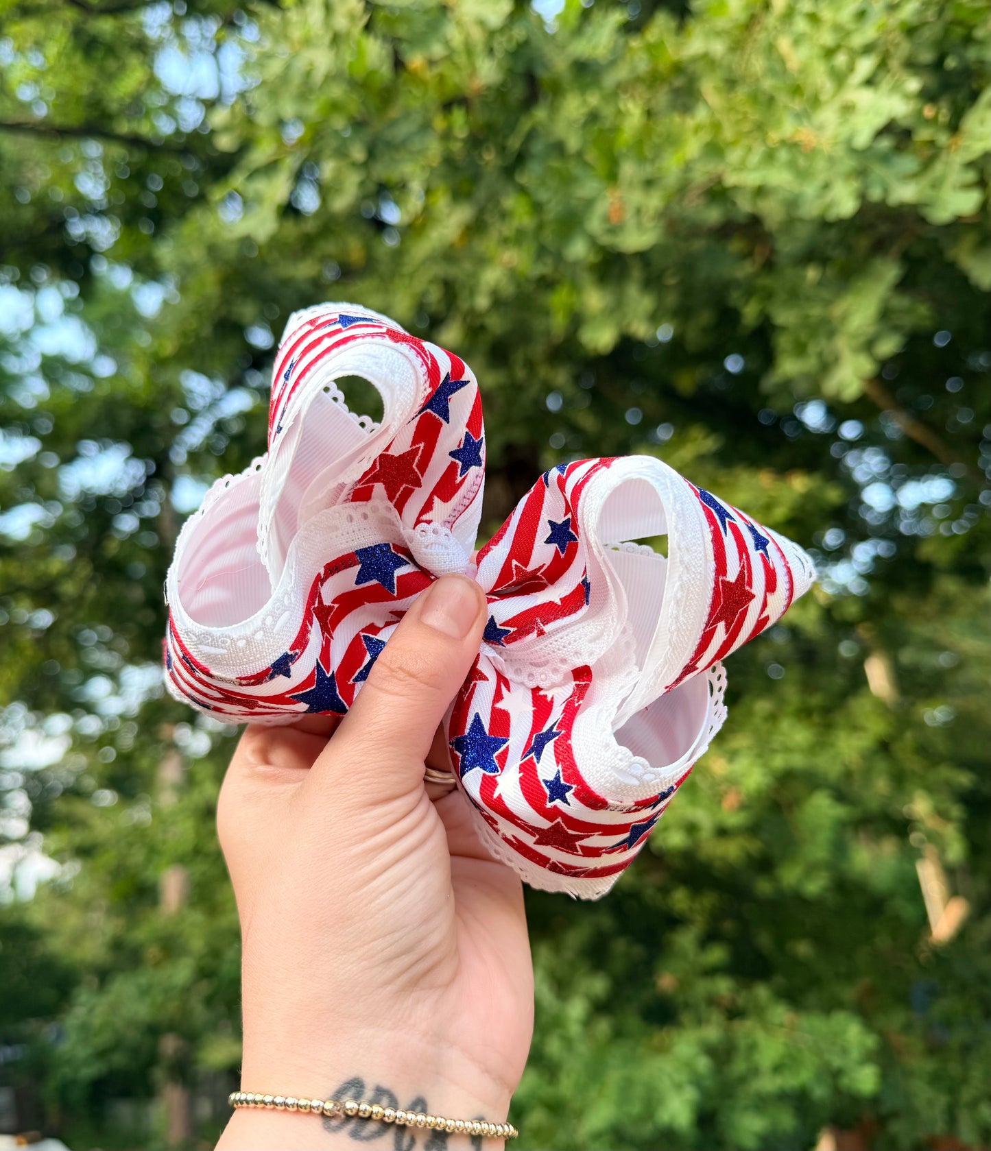 Scalloped Stars & Stripes Ribbon