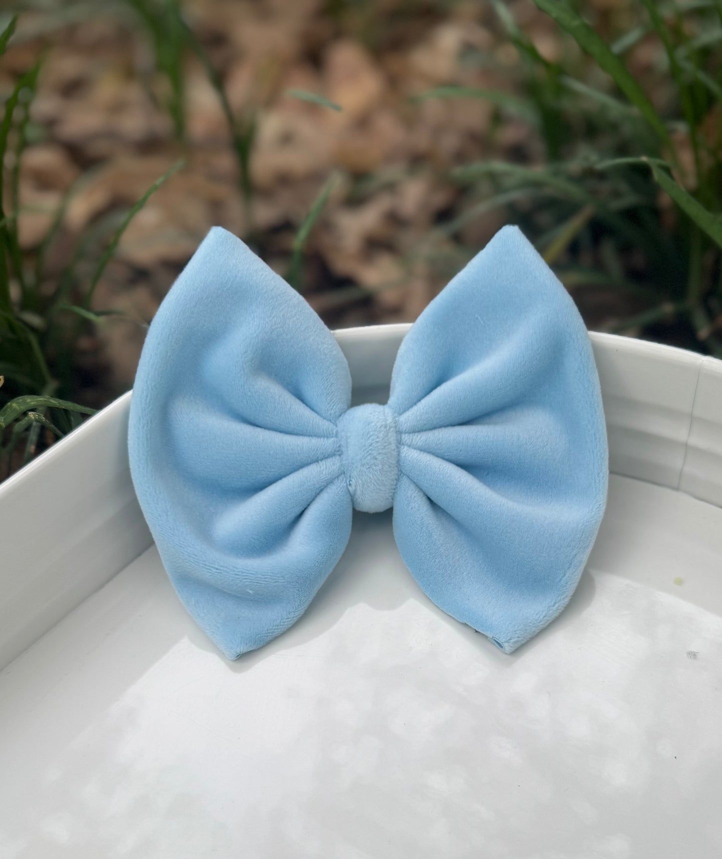 Plushy Velvet Baby Blue