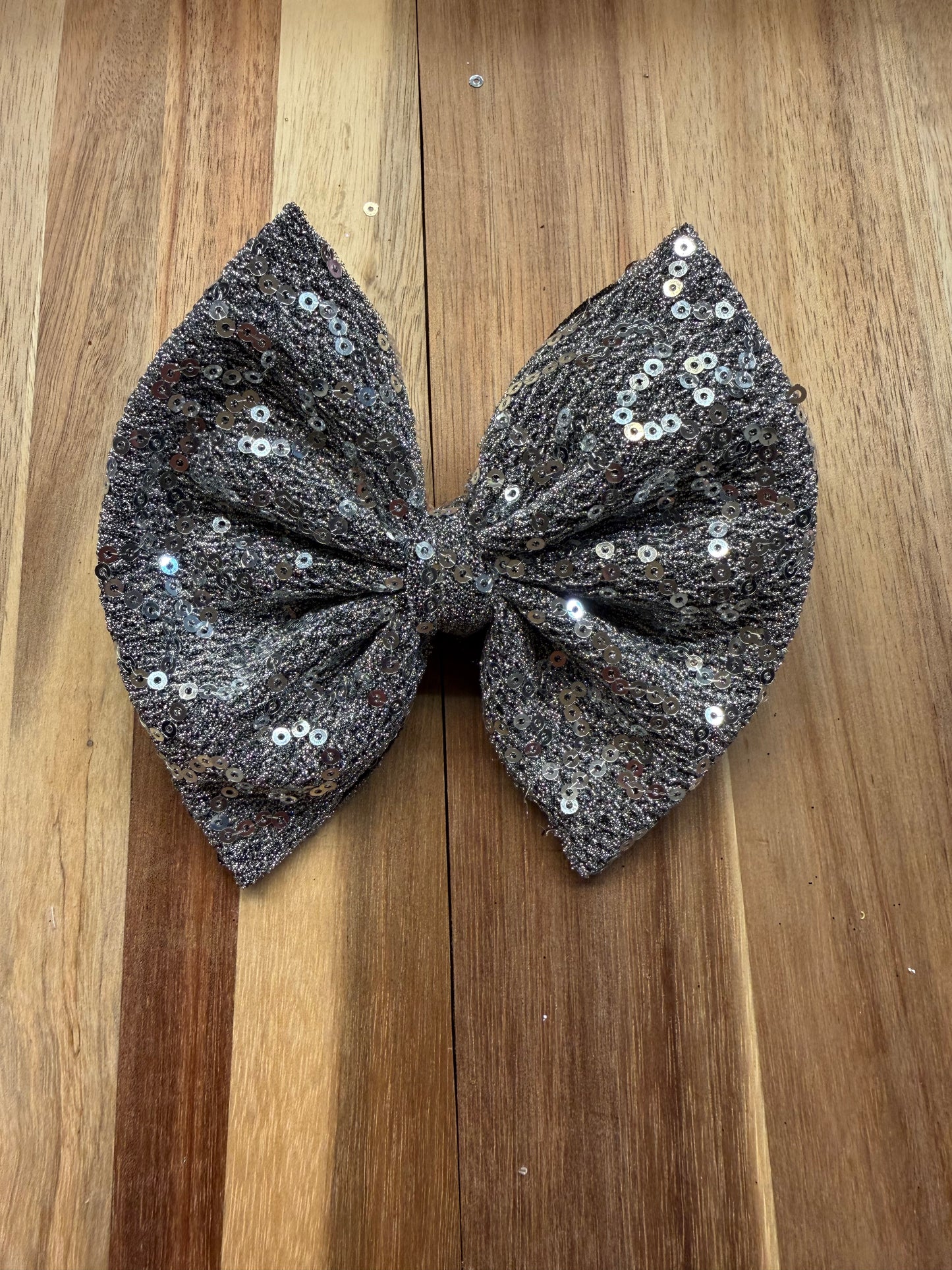 Silvery Black Sequins