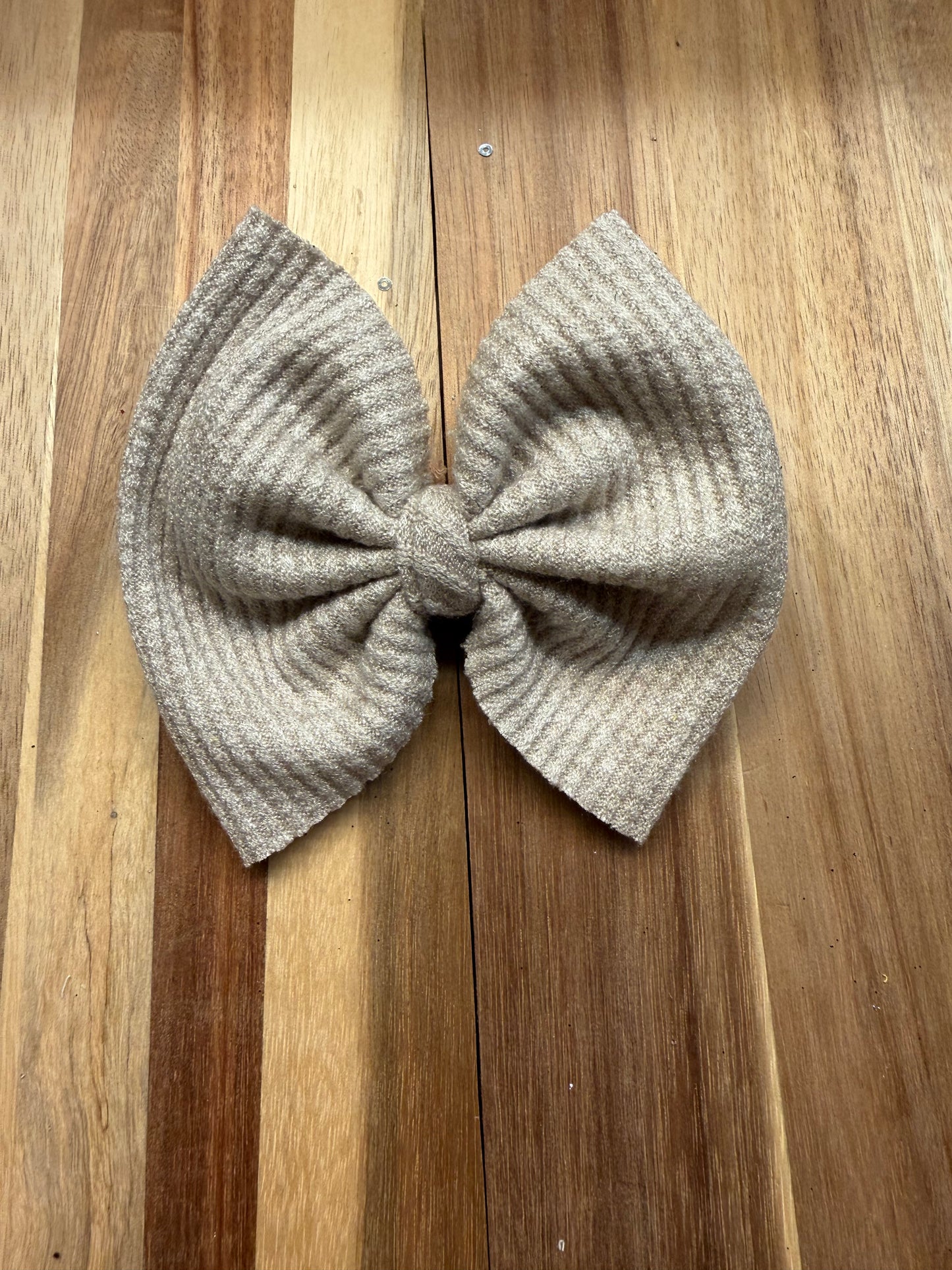Creamy Grey Ribbed