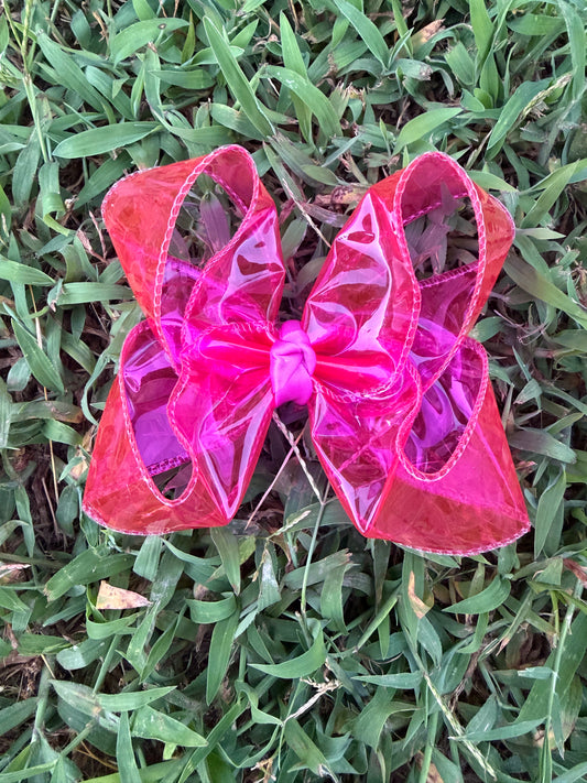 Pink Swim Bow
