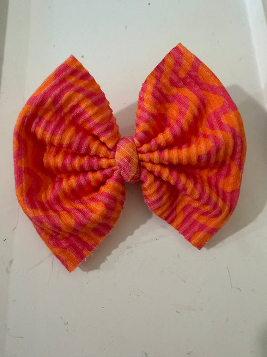 Orange & pink Stripes