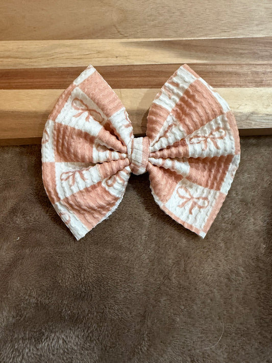 Vintage Checkered Bows