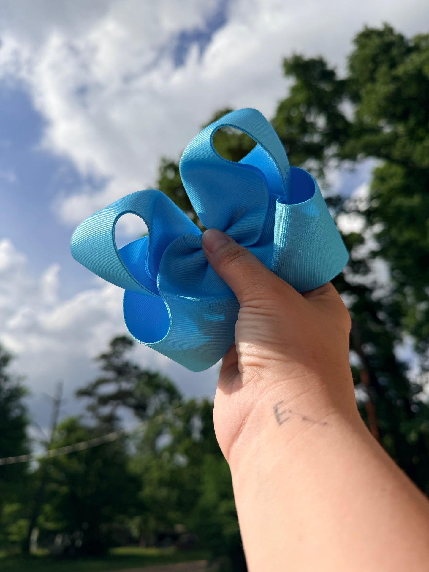 Solid Blue Magic Ribbon