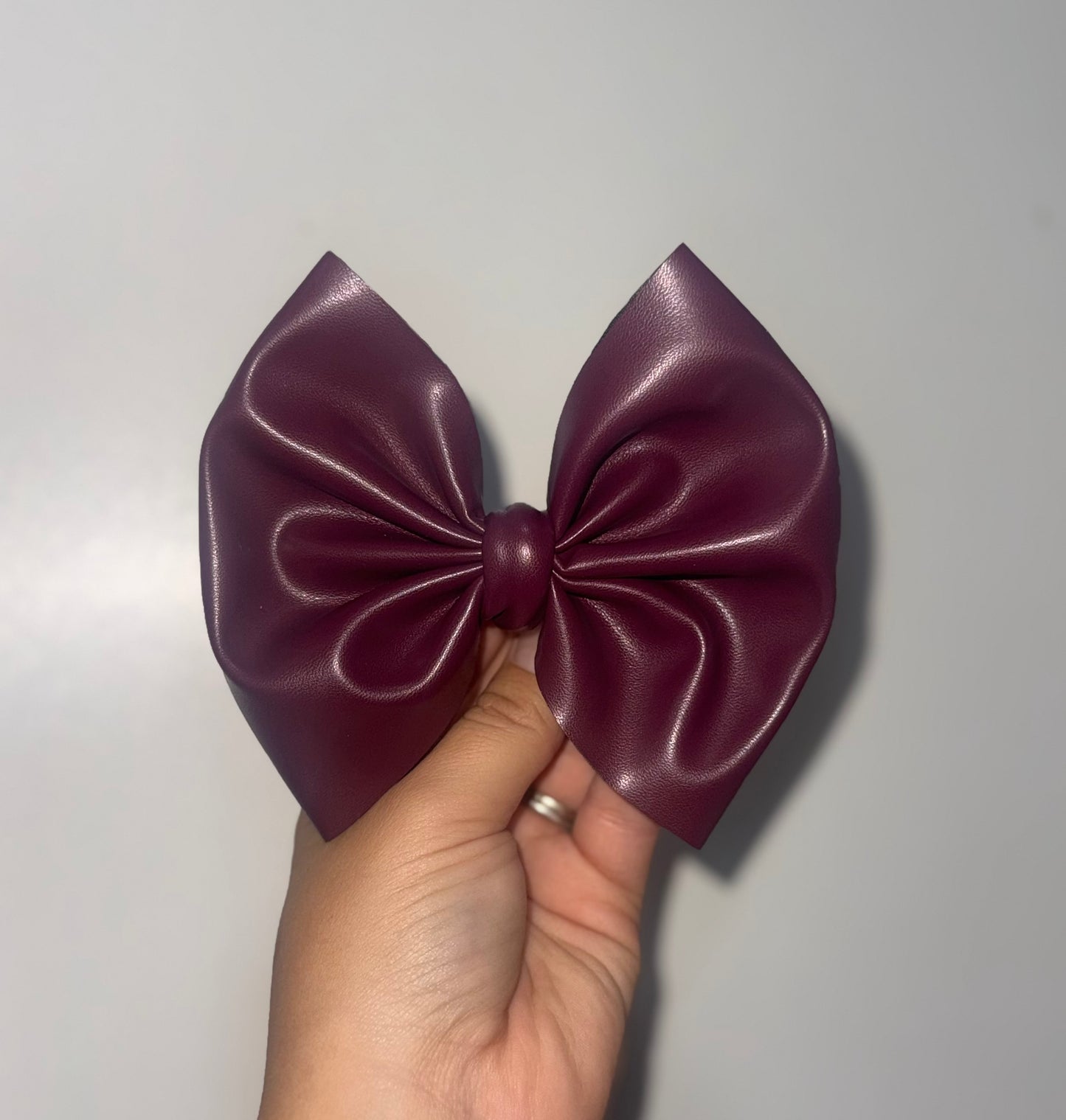 Burgundy Leather