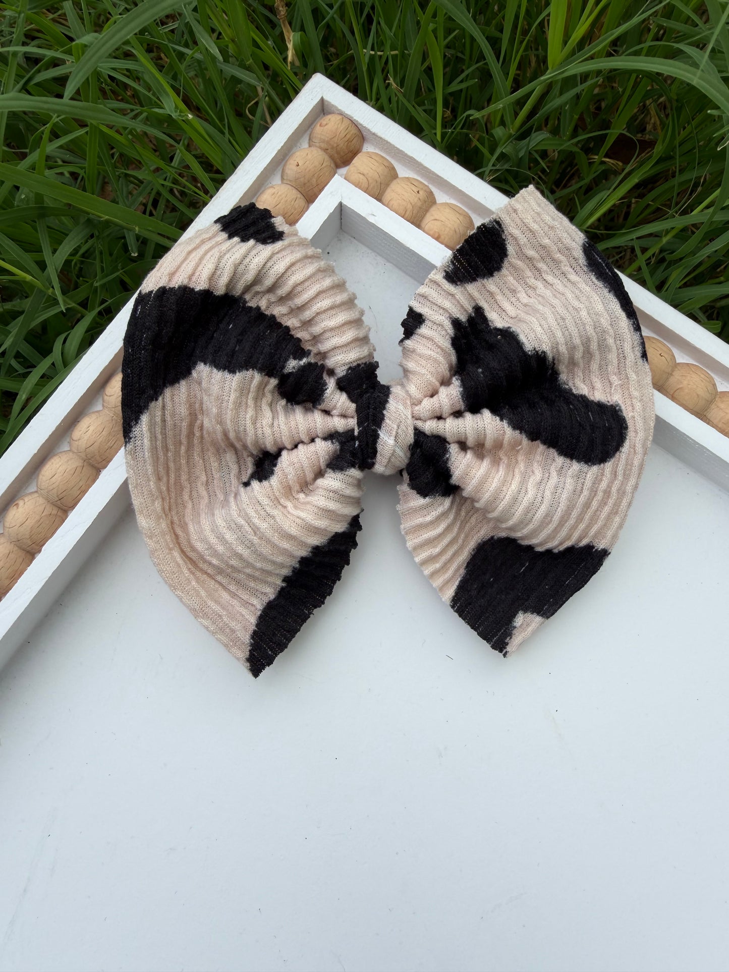 Ribbed Tan & Black Cheetah