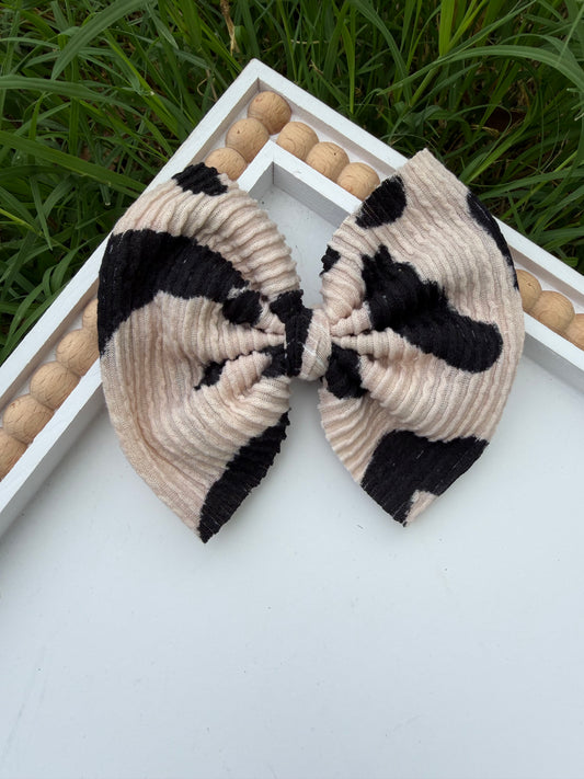 Ribbed Tan & Black Cheetah