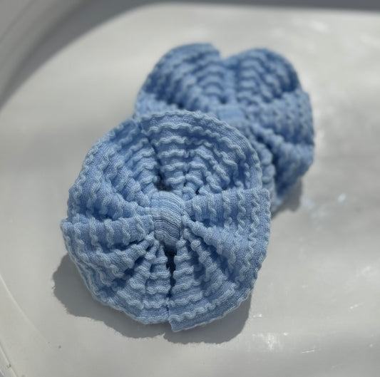 Ribbed Blue Powder