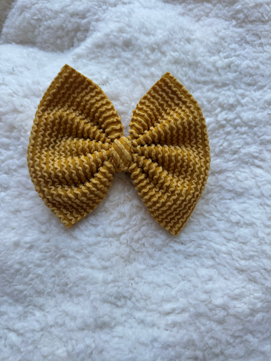 Ribbed Mustard