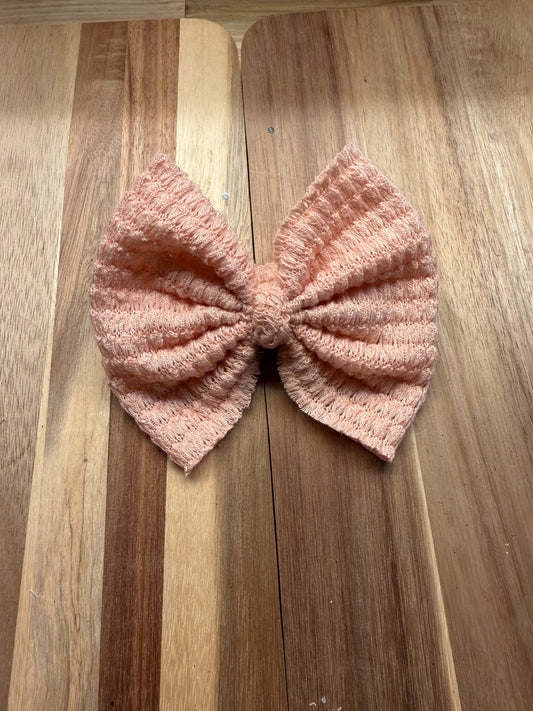 Dusty Peach Chunky Waffle