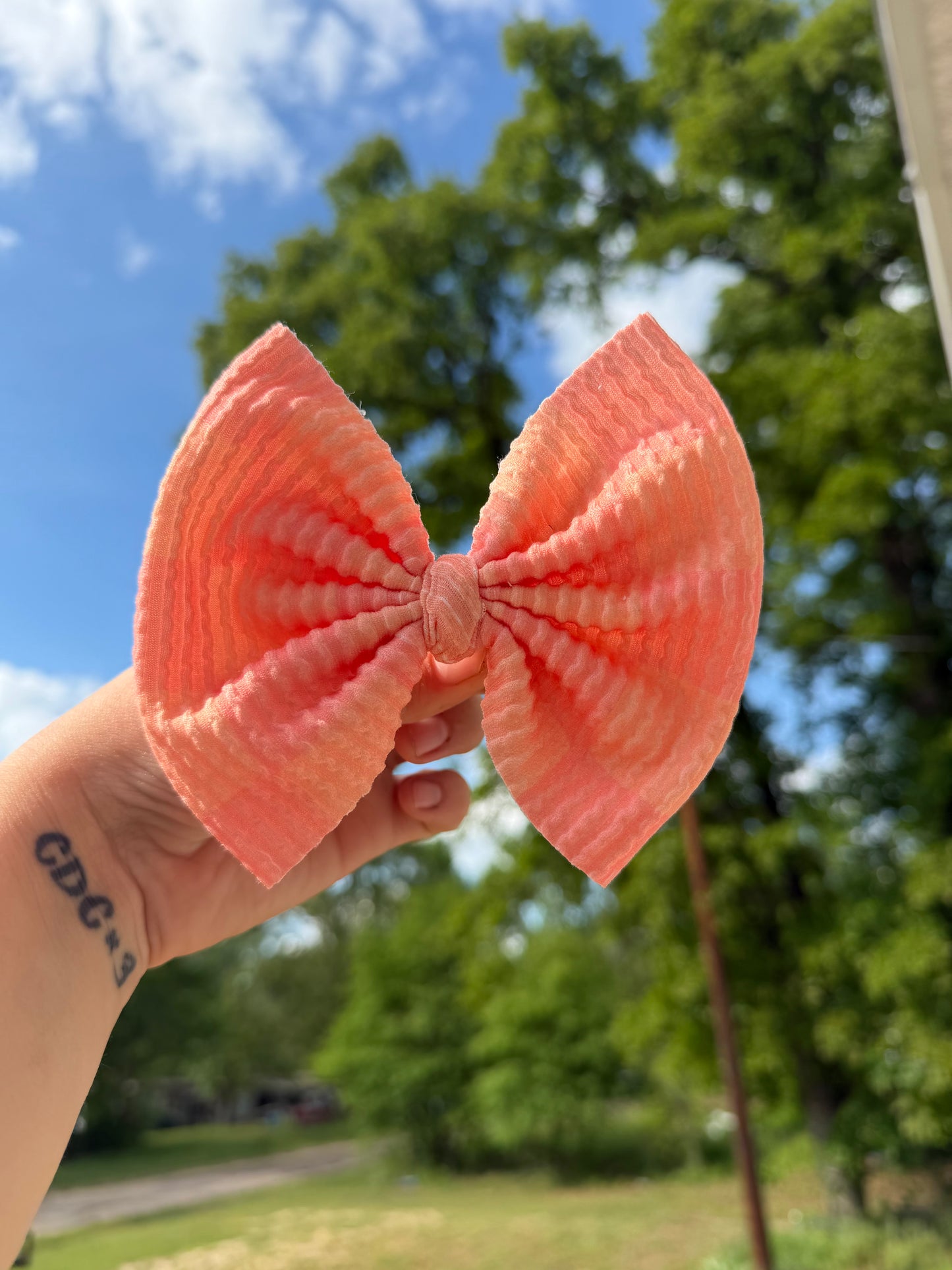 Checkered Peach